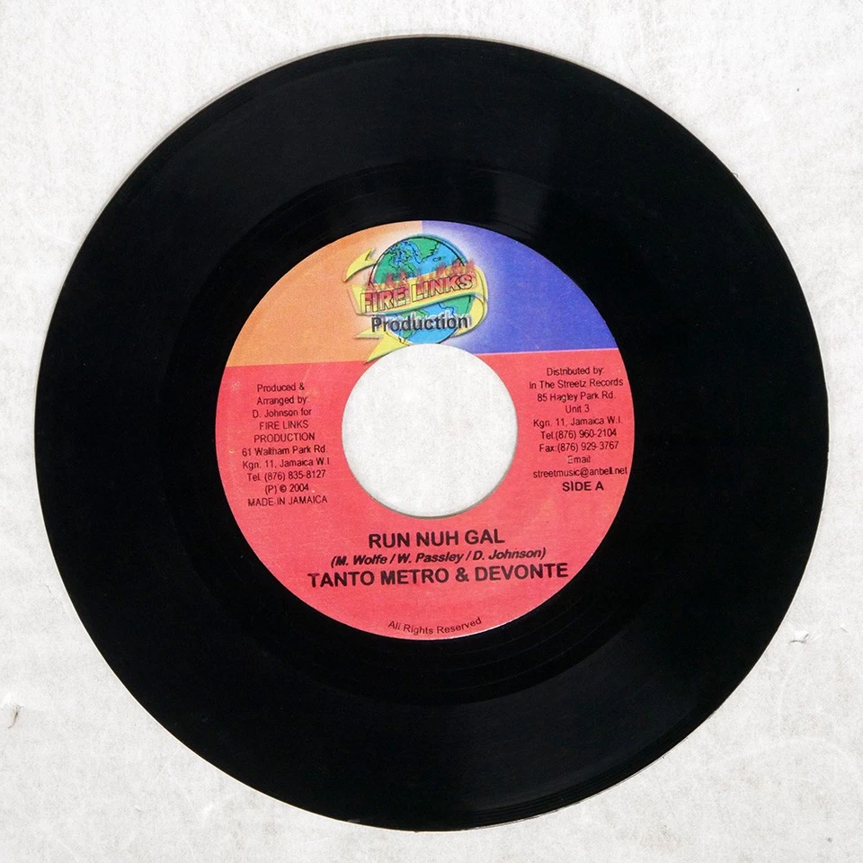 TANTO METRO & DEVONTE RUN NUH GAL FIRE LINKS PRODUCTION NONE Jamaica 7 - Image 1 of 1