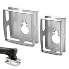 2Pcs Drywall Outlet Slot Cutter Oscillating Tool to Cut in Single Gang Wall Box