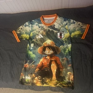 Japan Luffy Football Shirt Size M - Picture 1 of 2