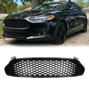 Fit for 2013 2014 2015-2016 Ford Fusion Front Bumper Honeycomb Mesh Grille US US - Picture 1 of 11