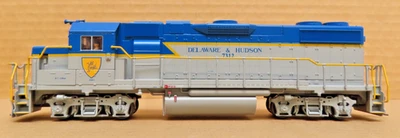 Atlas Trainman Delaware & Hudson GP38-2 non-DCC Blue/Gray #7312 HO SCALE - Image 1 of 4