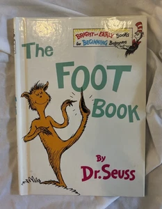 The Foot Book by Dr. Seuss Grolier Book Club Edition 1968 Good Condition - Picture 1 of 5