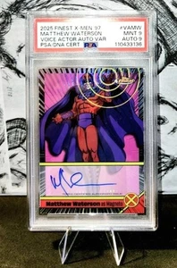 Magneto 2025 Topps Finest X-Men '97 #VA-MW Matthew Waterson Voice Actor Auto - Picture 1 of 2