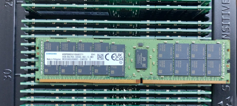 Samsung 64GB DDR4 3200MHz ECC-R komp. zu Dell #SNPP2MYXC/64G, AA783423, AA799110 - Bild 1 von 1