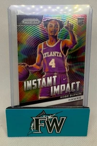 2023-24 Panini Prizm - Instant Impact Kobe Bufkin #17 Silver Prizm (RC) - Picture 1 of 2