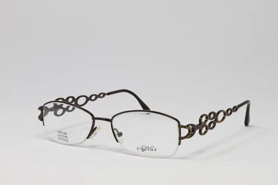 Anteojos de caviar para mujer con media montura metálica M2312 C16 chocolate - 53 mm Foto 1 de 4