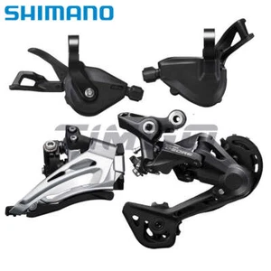 Shimano Deore M4100 MTB 2×10 Speed Derailleur Groupset FD-M618 RD-M4120 SL-M4100 - Picture 1 of 15