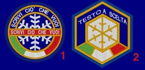 Toppa patch maestro maestri scuola personalizzata sci montagna - Foto 1 di 1