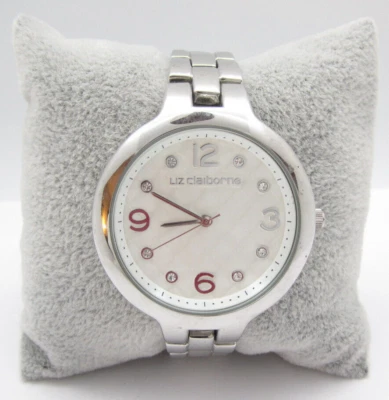 Женские кварцевые аналоговые круглые часы Liz Claiborne WR 39 мм (H555) «Новый аккумулятор» - Изображение 1 из 4
