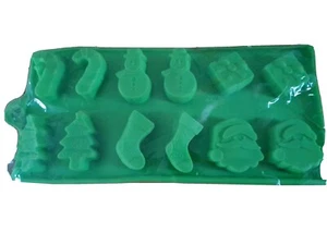 Christmas Silicone Fondant Mold Cake Decoration Chocolate Mould Icing pk of 6 - Picture 1 of 2