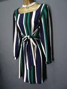 Dorothy Perkins Striped Dress Size 12 NWOT Autumn Winter