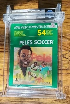 PELE 🇧🇷 ⚽️ Pele’s Soccer Atari 2600 Brand New Factory Sealed WATA 7.0 B+ SEAL - Image 1 of 4