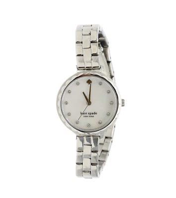 Kate Spade New York F1426 Silver/Mother-of-Pearl Morningside Bracelet Watch 28mm - Image 1 of 3
