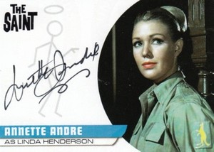 THE SAINT AA4 ANNETTE ANDRE (LAURA HENDERSON) AUTOGRAPH YEAR SET 2017 EXCLUSIVE