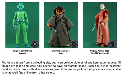 Star Wars Black Series 6 In Action Figures Lucasfilm 50th Anniversary (LOOSE) Cover
