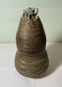 Studio Art Pottery Vase Signed 24cm - Picture 1 of 5