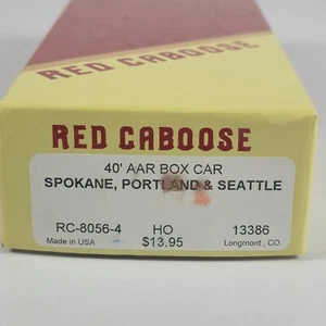 Red Caboose Spokane Portland & Seattle 40' AAR Box Car RC-8056-4 - Bild 1 von 3