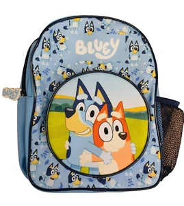 Bluey Kids School Backpack BBC Bluey Padded Straps Bag (Ripped) Blue 3697427 UB5 - Picture 1 of 5