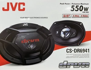 NEW JVC CS-DR6941 6"x9" 4-Way Coaxial Car Audio Speakers (PAIR) 6x9 - Picture 1 of 1