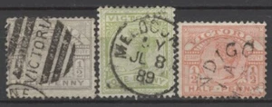 Nº: 125143 - VICTORIA - LOTE DE 3 SELLOS ANTIGUOS - ¡USADOS!! - Imagen 1 de 1