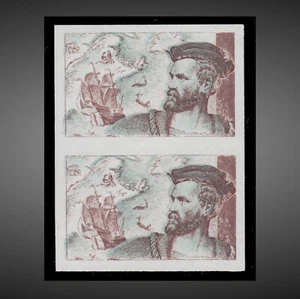 1985 FRANCE OR CANADA ESSAY Jacques Cartier FRENCH EXPLORER St. Lawrence River - Picture 1 of 1