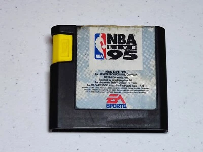 NBA Live 95 (Sega Genesis, 1994) Authentic Cartridge ONLY TESTED/WORKS!! - Image 1 of 4
