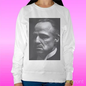 Light Women's Sweater White "Marlon Brando The Godfather" - Picture 1 of 1
