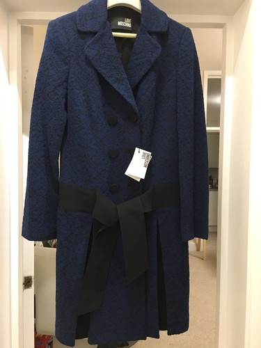 Cappotto donna Love Moschino nuovo taglia UK 10