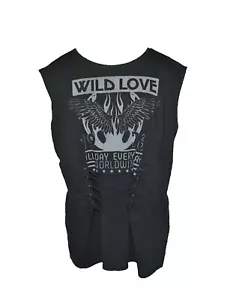 CORSÉ EXPRESS WILD LOVE TODO EL DÍA TODOS LOS DÍAS EN TODO EL MUNDO Gris Camiseta Grande - Imagen 1 de 5