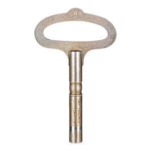 Vintage Steel Clock Winding Key #8, 4.25 - Picture 1 of 10