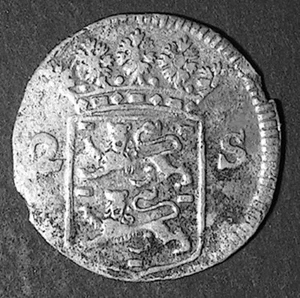 Netherlands/West Friesland 1715 2 Stuivers - Silver (1.2 g, 20 mm) KM#106.2 - Picture 1 of 2