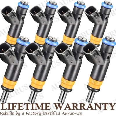 x8 OEM SIEMENS Fuel Injectors for 2011 12 13 14 15 2016 2017 2018 Ram 1500 5.7L - Image 1 of 4