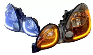 Lexus Genuine GS300 GS400 Toyota Aristo Custom HID Headlight Lamp Pair OEM JDM - Foto 1 di 11