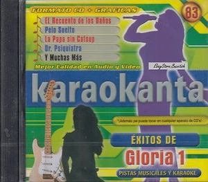 Gloria Trevi 1 Karaoke Karaoke New Sealed - Imagen 1 de 2