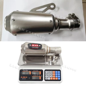 Silenciador trasero de tubo de escape de motocicleta 54 mm sin cordón 54 mm para Yamaha MT10 FZ10 2022 2023 - Imagen 1 de 8