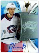 2016-17 SPx Rookies Blue #ROB Oliver Bjorkstrand RC AUTO /165 - KRAKEN