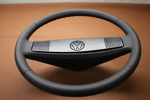 LENKRAD VW T3 MULTIVAN TRANSPORTER CARAVELLE  NEU BEZIEHEN NEUBEZIEHEN - Bild 1 von 10