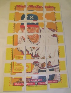 1989 Donruss baseball card WARREN SPAHN PUZZLE COMPLETE set Diamond Kings HOF - Picture 1 of 3