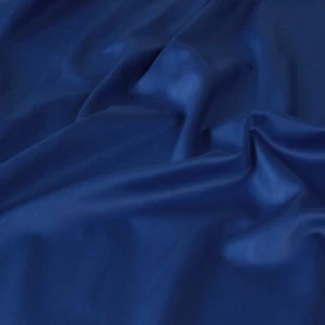 Stoff Meterware Kobalt Blau Mako Satin Baumwolle Bettwäsche Kissenbezüge Deko - Bild 1 von 3