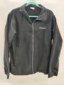 Columbia Softshell Jacket for Men, Size Large - Black & Gray - Picture 1 of 14