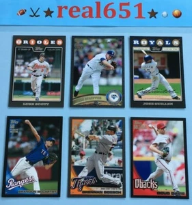 2008 ~ 2010 ~ 2011 Topps Black Lot x 6 Brennan Boesch Rookie /59 Luke Scott /57 /60 - Bild 1 von 11