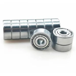 10Pcs 623ZZ Miniature Ball Shielded Radial Bearings Size 3x10x4mm Silver Bearing - Picture 1 of 5