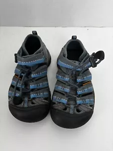 Keen Waterproof Washable Water Sandals Gray Blue Boys 18cm = Size 10 Outdoor - Picture 1 of 6