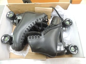 Jackson Finesse/Viper Black Rhythm Roller Skates - Size 9 - Picture 1 of 3