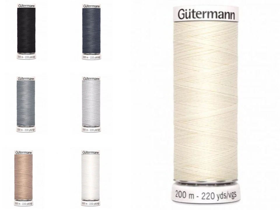GÜTERMANN Allesnäher Nahgarn 200m reißfest scheuerfest (für Nadelstärke M 70-90) - Bild 1 von 1