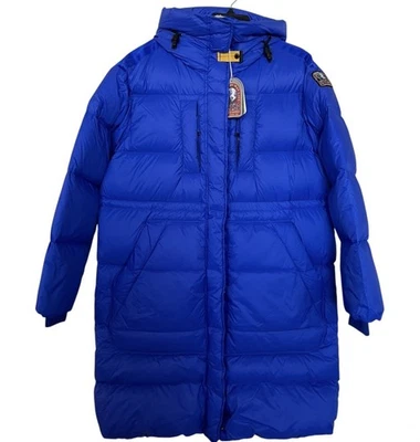 Abrigo Chaqueta Parajumpers Mujer Talla Grande L Azul Polar Puffer Largo Con Capucha Eira Foto 1 de 4