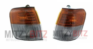 FRONT INDICATOR LAMP SET FOR MITSUBISHI PAJERO SHOGUN V14C MK2 2.5D - Picture 1 of 6