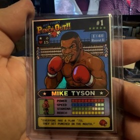 Mike Tyson Custom Art NES Card Limited Edition /20 Variant