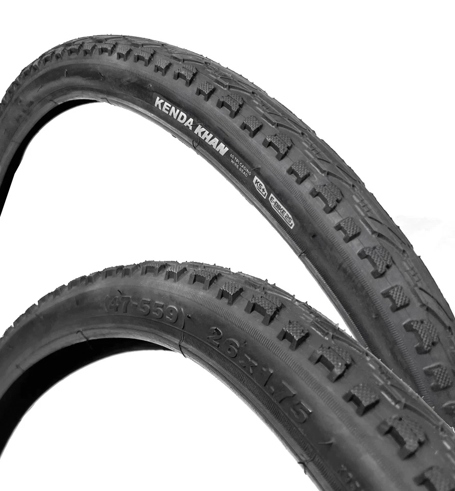 Bicicleta Kenda KHAN 26x1.75 Neumáticos Bicicleta de Alta Resistencia Neumático X 2 Foto 1 de 1