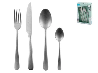 Servicio De Cubiertos 24 Piezas Inoxidable Austin Vintage Gris Amefa - Imagen 1 de 3